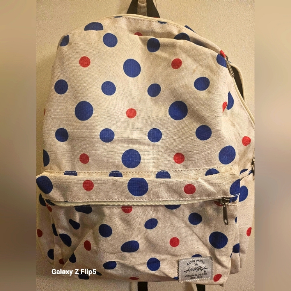 New with tags Hot style pol a dot backpack